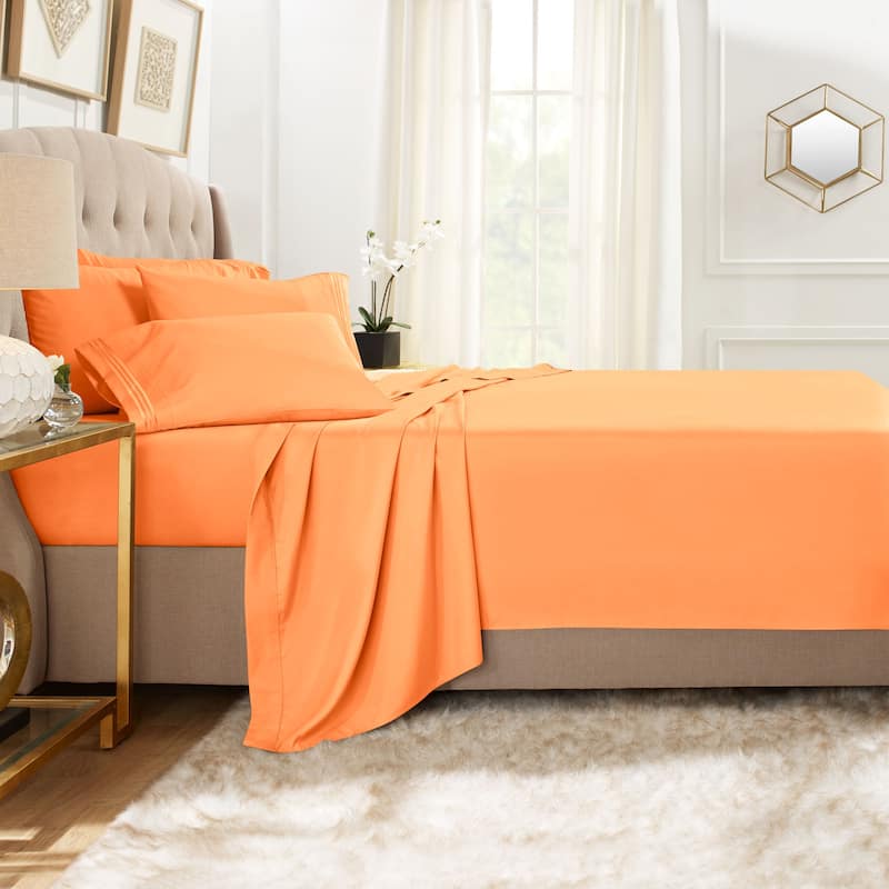 Empyrean Hotel Luxury 6 Piece Sheet Set - Super Soft Bedding Sheets & Pillowcases