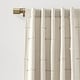 preview thumbnail 2 of 9, Lush Decor Boho Stripe Clip Jacquard Window Panels Pair Neutral - 84x42