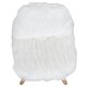 preview thumbnail 8 of 20, Kids Shaggy Dog Accent Chair - Desk Chair - Playroom Chair - 14"W x 14"D x 23.5"H