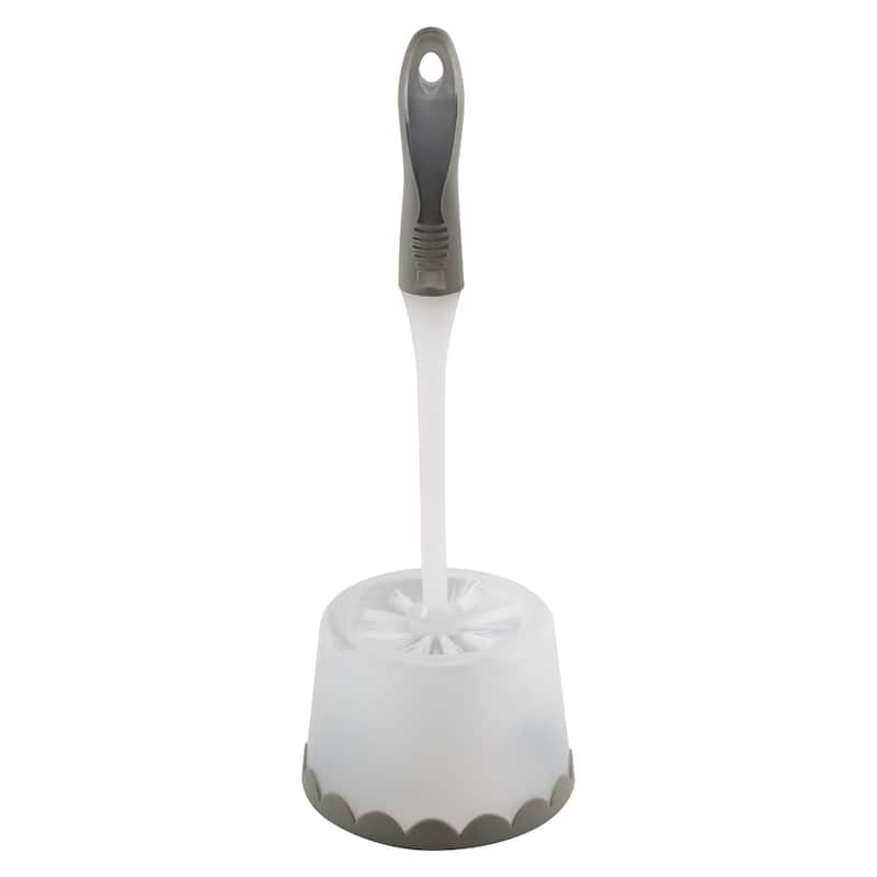 Bath Bliss 2 Pack Deluxe Toilet Bowl Brush and Stand - Set
