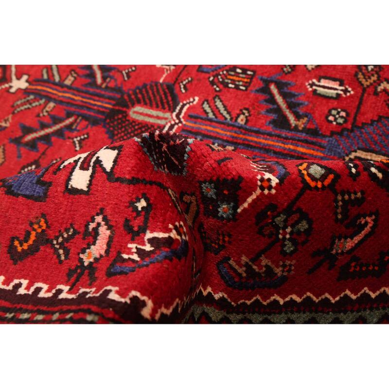 ECARPETGALLERY Hand-knotted Anadol Red Wool Rug - 4'7 x 8'2