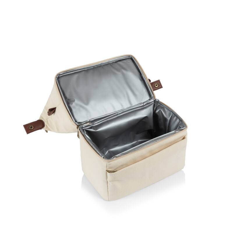 Oniva Urban Lunch Bag Cooler, (Beige with Brown Accents) - White