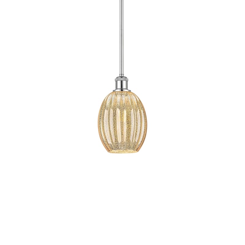 Innovations Lighting 516-1S-11-7 Preston Pendant Preston 7" Wide Mini - Polished Chrome / Mercury