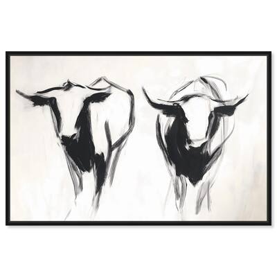 Bovine I Canvas by Art Remedy