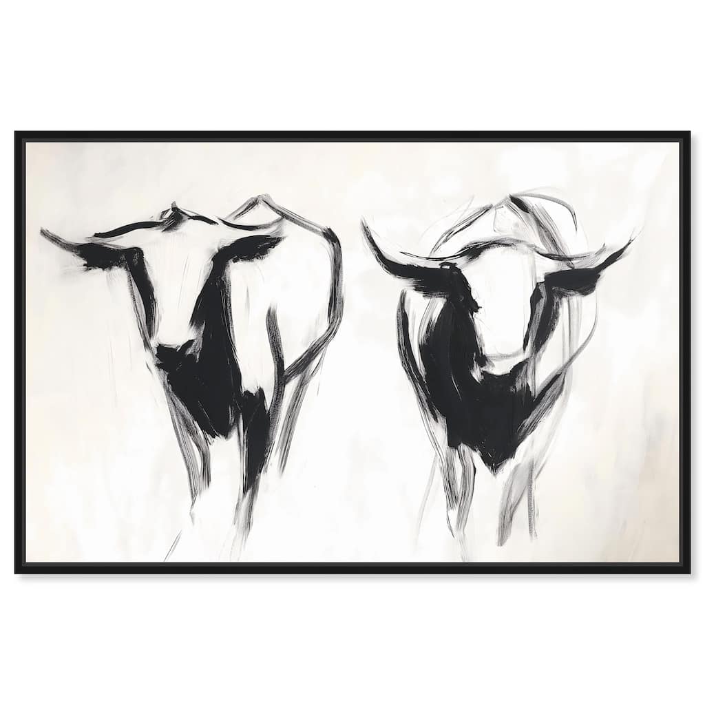 Bovine I Canvas by Art Remedy