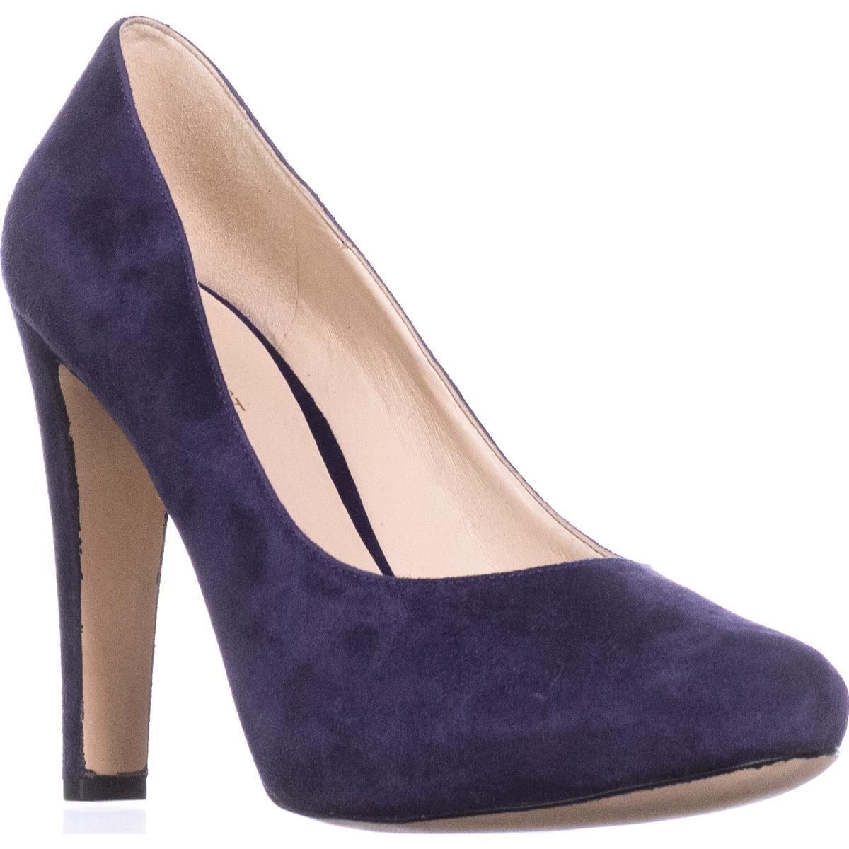 dark purple pumps