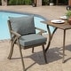 preview thumbnail 40 of 46, Arden Selections Leala Texture 21-inch Square Patio Chair Cushion Set