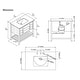 preview thumbnail 16 of 63, Monterey 37-inch Farmhouse Marble Solid Wood Bathroom Vanity