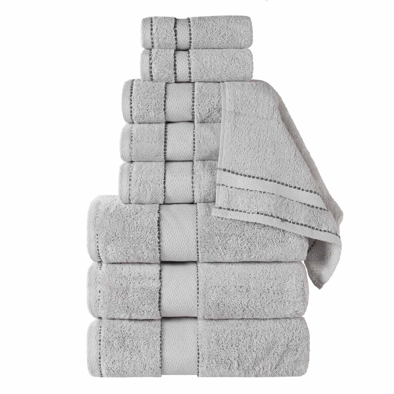 Superior Niles Cotton Ultra-Plush Absorbent 9 Piece Towel Set