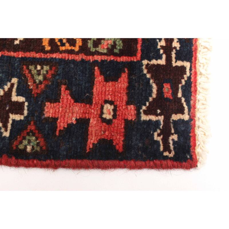 ECARPETGALLERY Hand-knotted Andelz Red Wool Rug - 2'11 x 6'3