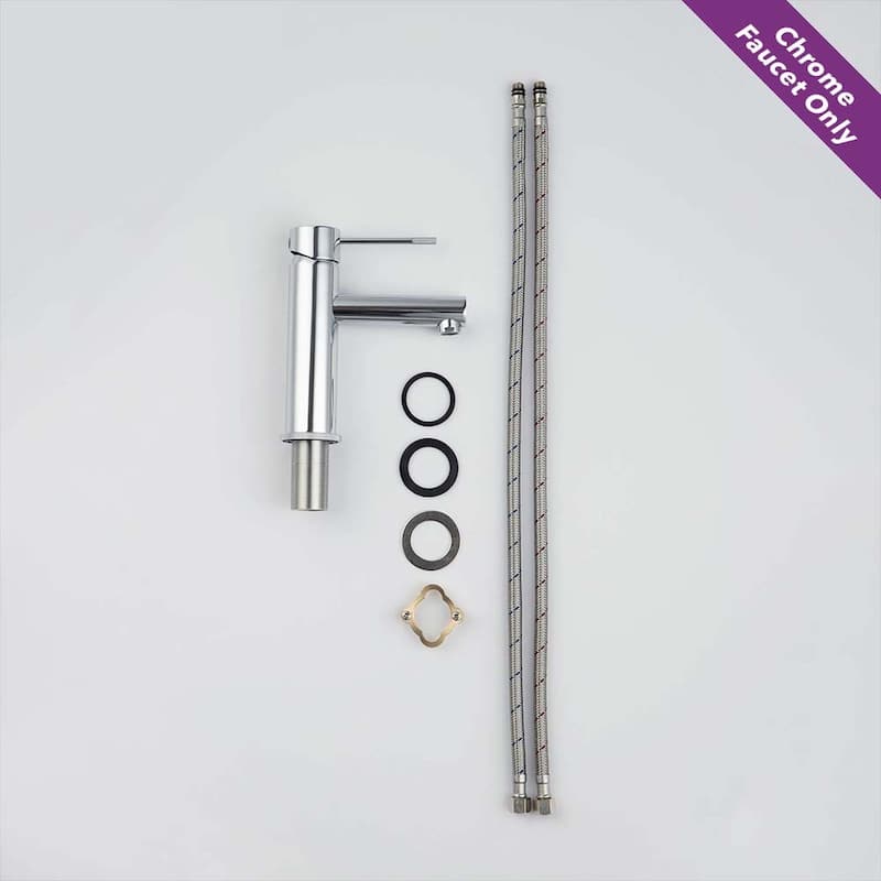 Luxury Solid Brass Single Hole Bathroom Faucet