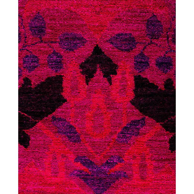 Overdyed One-of-a-Kind Hand-Knotted Area Rug - Multi - 2' 7" x 6' 2"