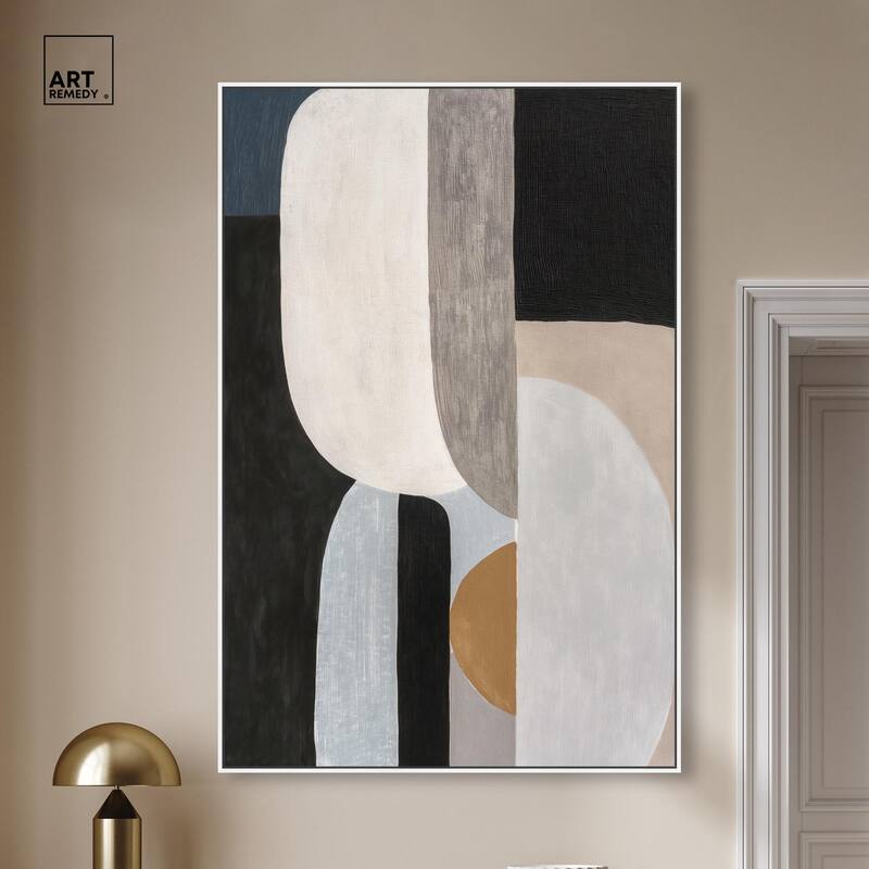 Interlocking Segments II Canvas by Art Remedy