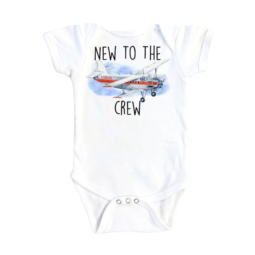 Pilot Crew Red - Baby Boy Girl Clothes Infant Bodysuit Funny Cute Newborn