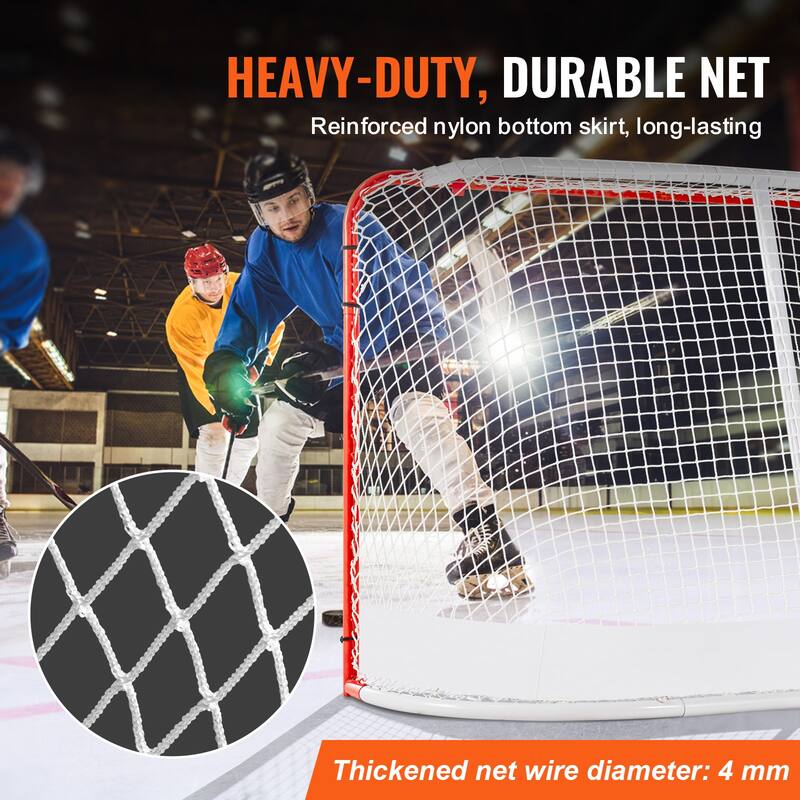 Street Hockey Net Portable Hockey Goal with Net, Easy Assemble