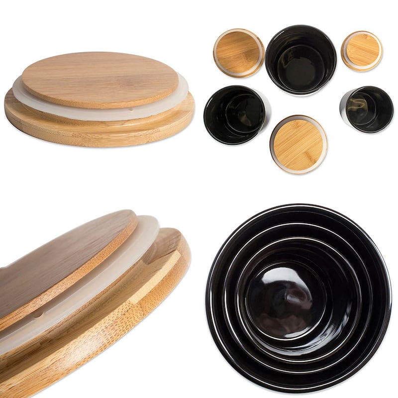 DII Coffee/Sugar/Tea Ceramic Canister (Set of 3)