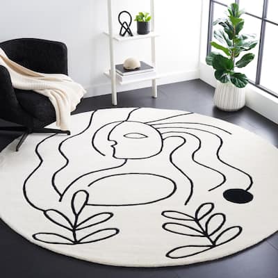 SAFAVIEH Handmade Fifth Avenue Chayah Mid-Century Modern Wool Rug
