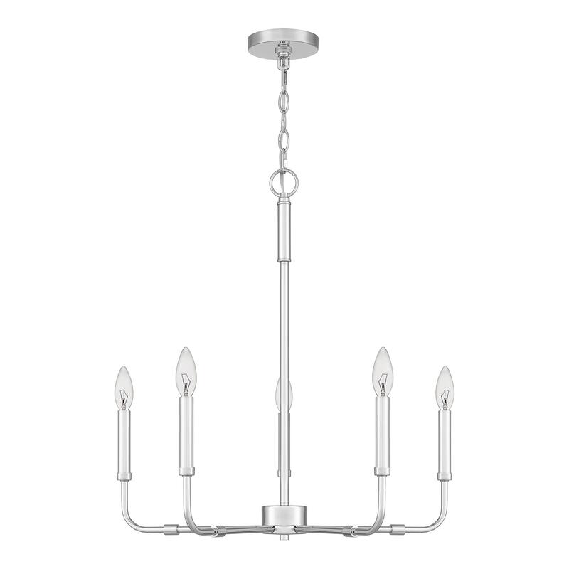 Quoizel Abner Steel 5-light Chandelier