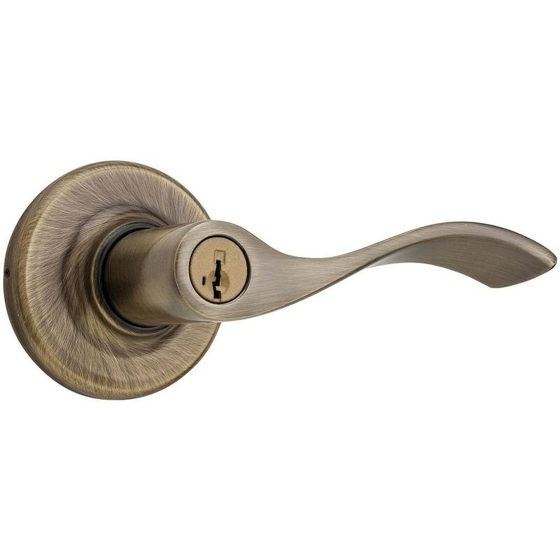Kwikset Balboa Reversible Keyed Entry Door Leverset with SmartKey