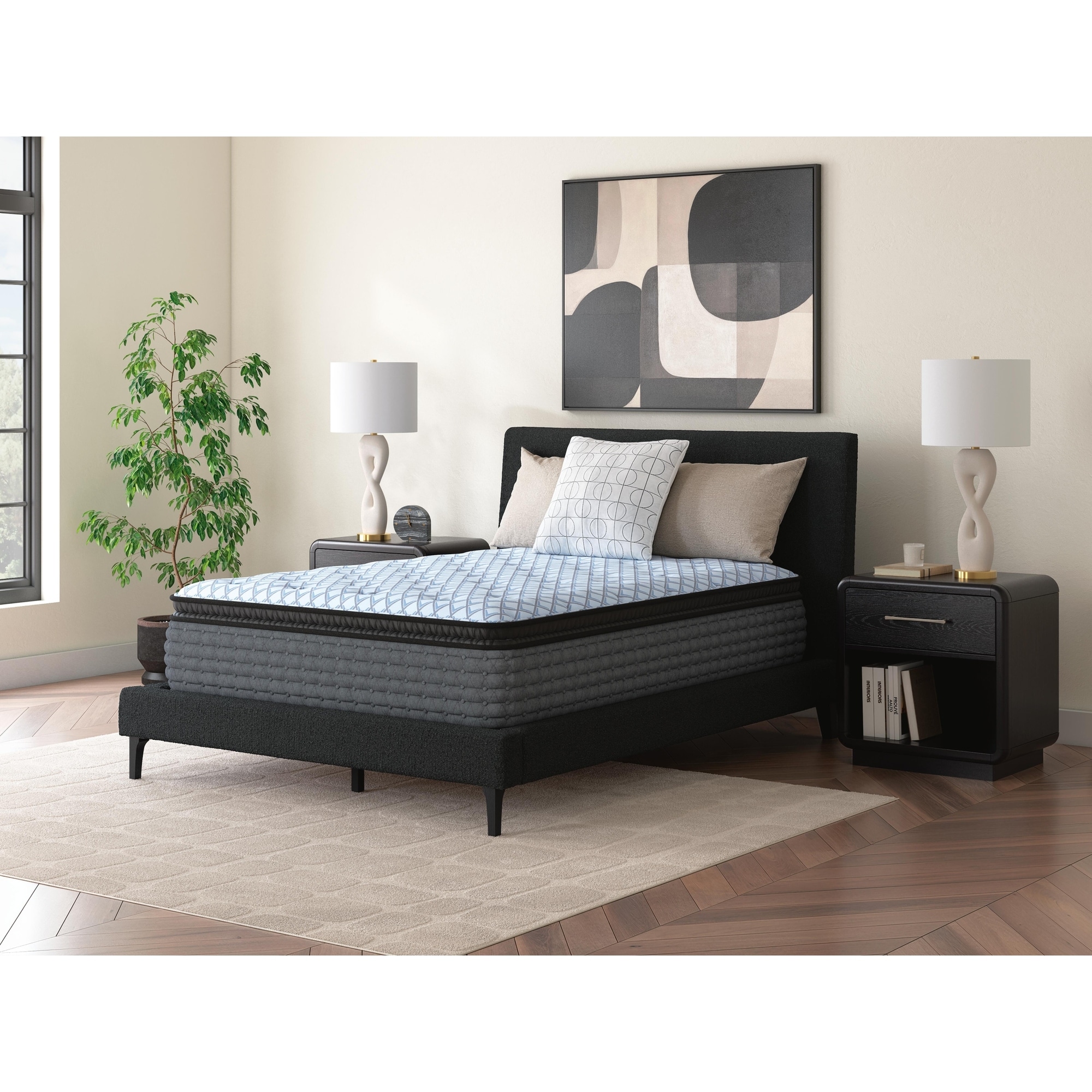 Signature Design by Ashley Destin Cove PT Blue Mattress