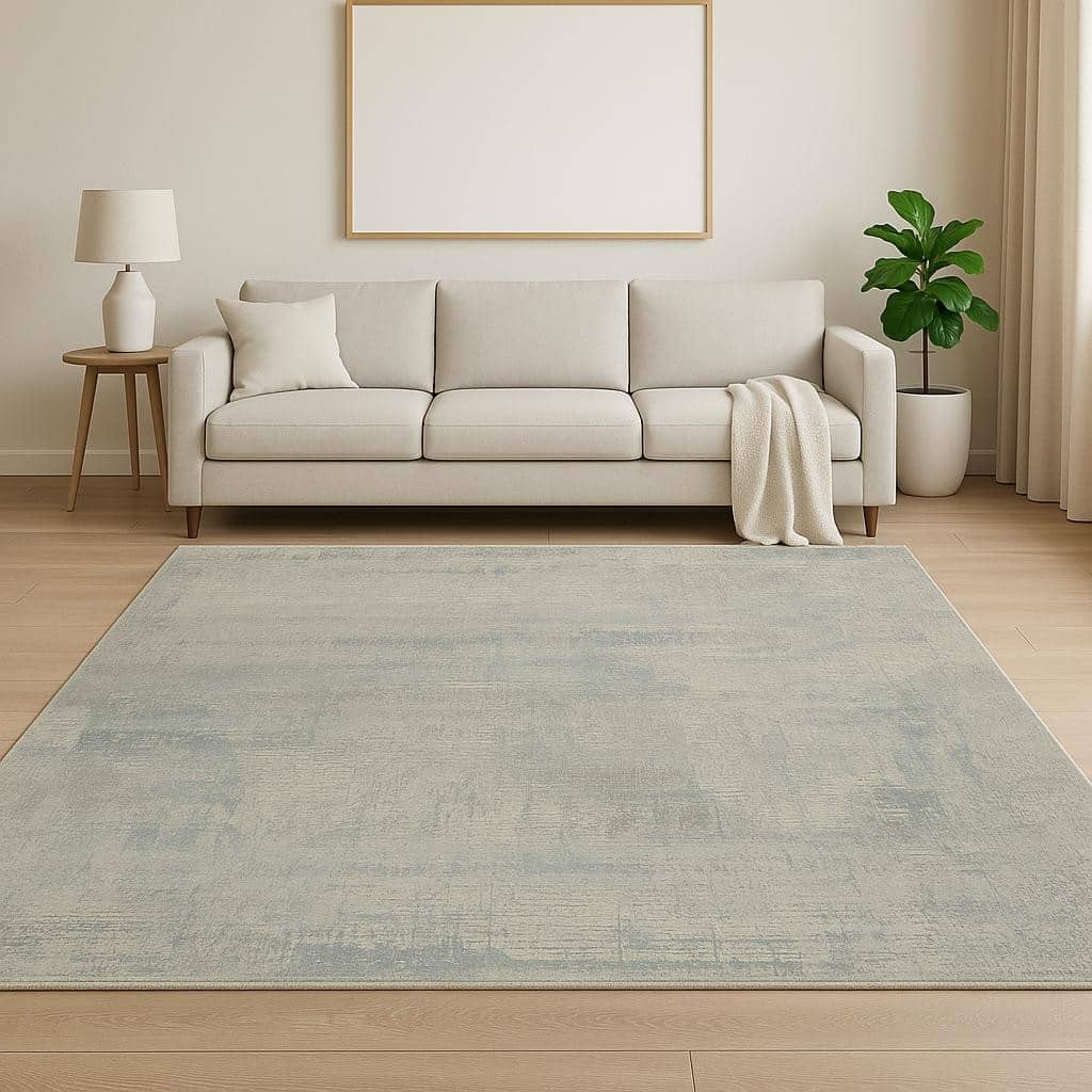 HomeRoots Abstract Contemporary Rectangle Area Rug - 120.00 in. x 96.00 in. x 0.25 in.