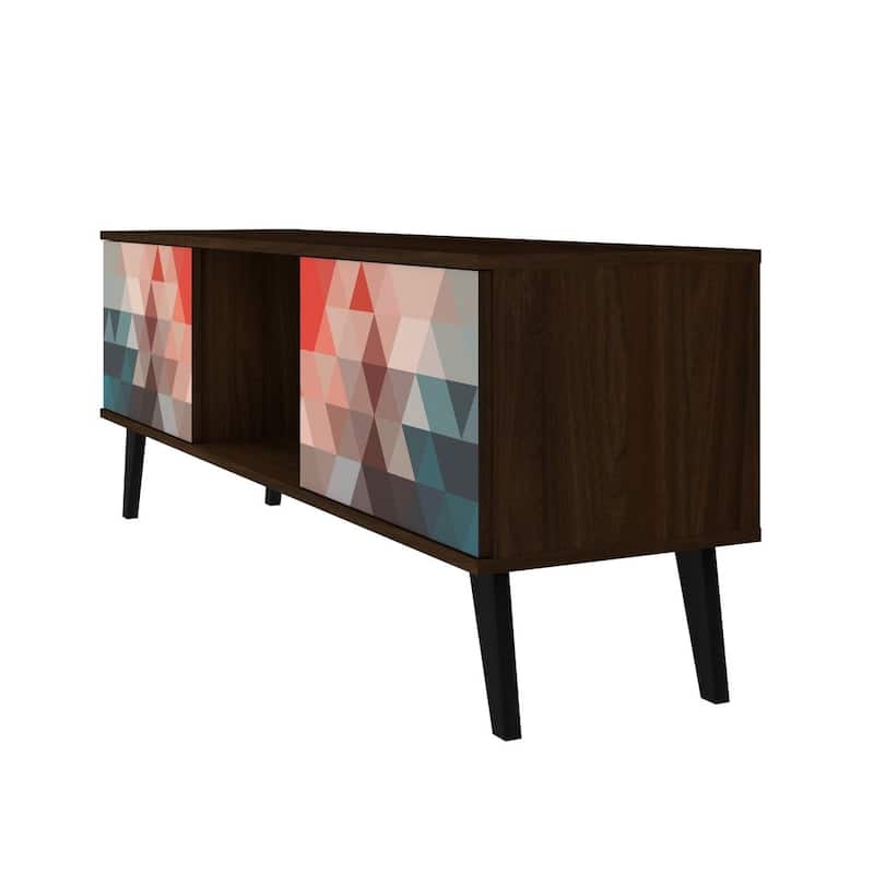 Manhattan Comfort Takajarvi Mid Century Modern Media Cabinet