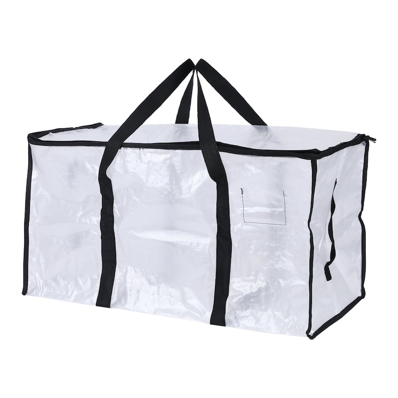 1 Pack Clothes Storage, Foldable Storage Bags, Moving Bags for Organizing Comforter, Closet Organizers with Handles 27*14*15in
