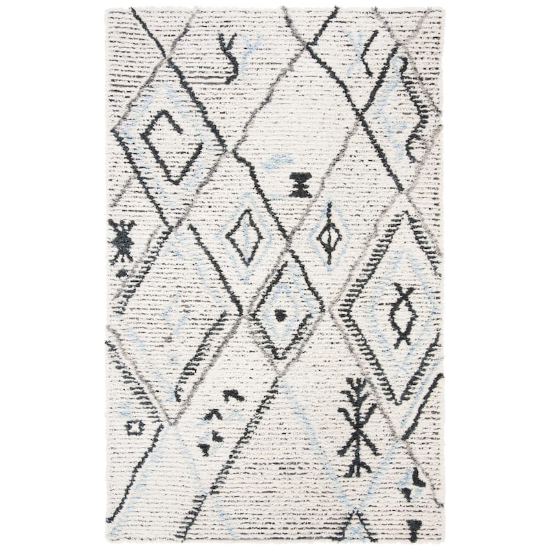 SAFAVIEH Handmade Casablanca Shag Synne Wool Rug