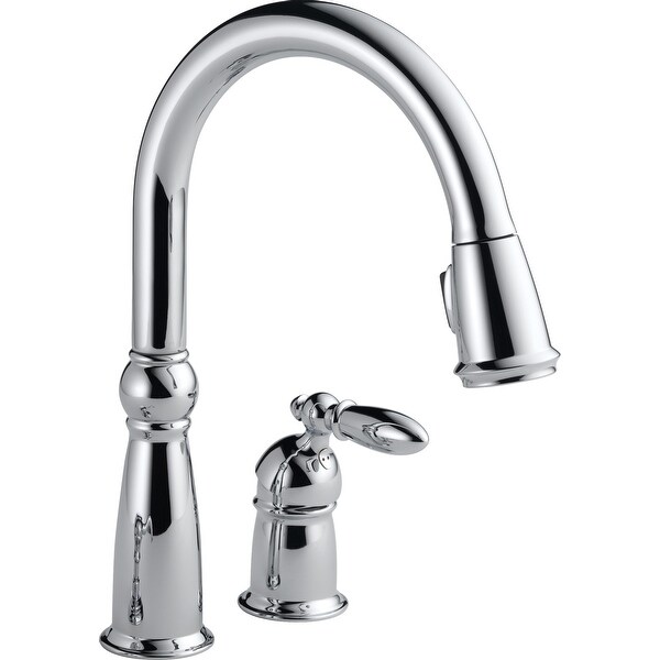 Shop Delta 955-DST Victorian Pull-Down Kitchen Faucet with ...