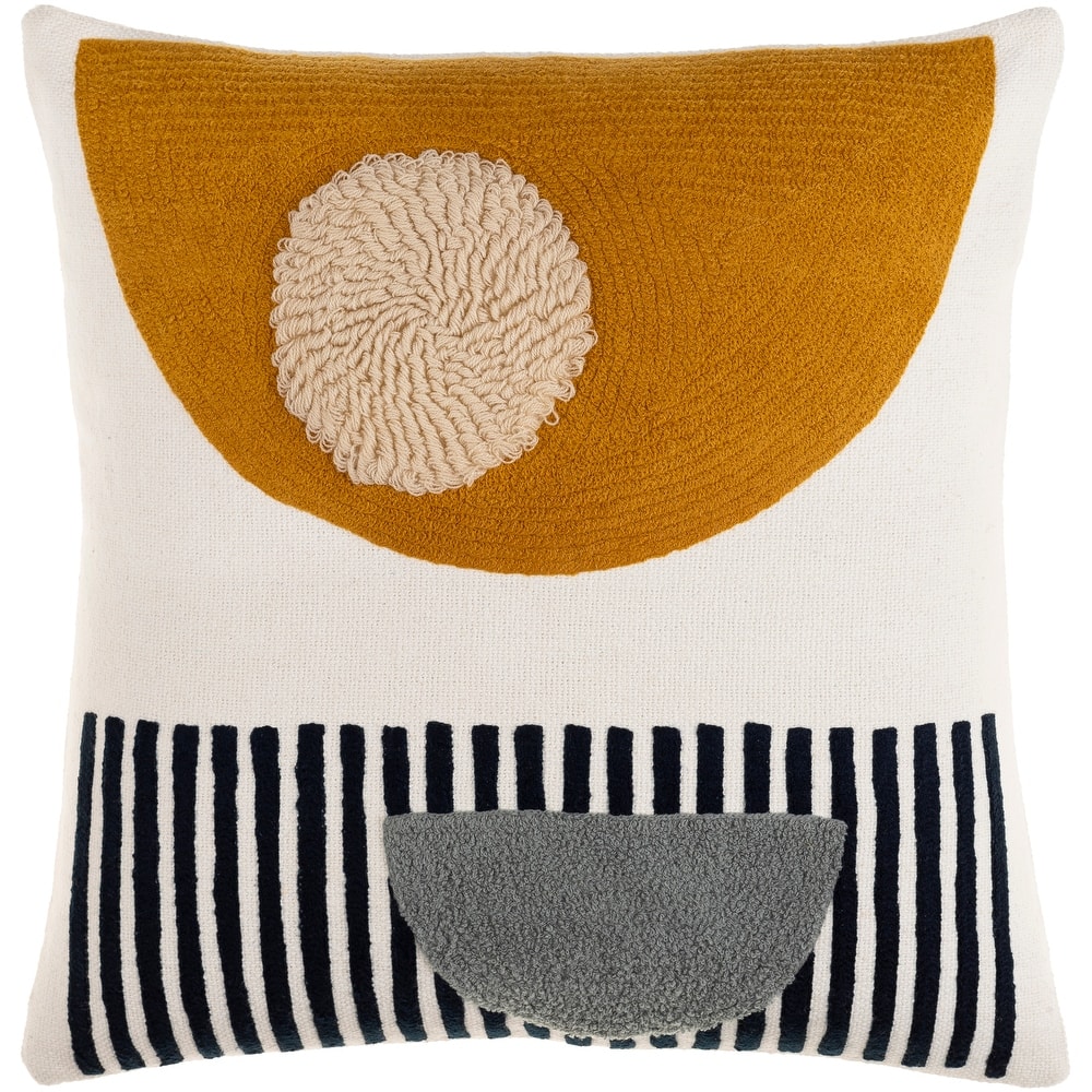 Kurtis Mid-Century Modern Abstract Shapes Throw Pillow