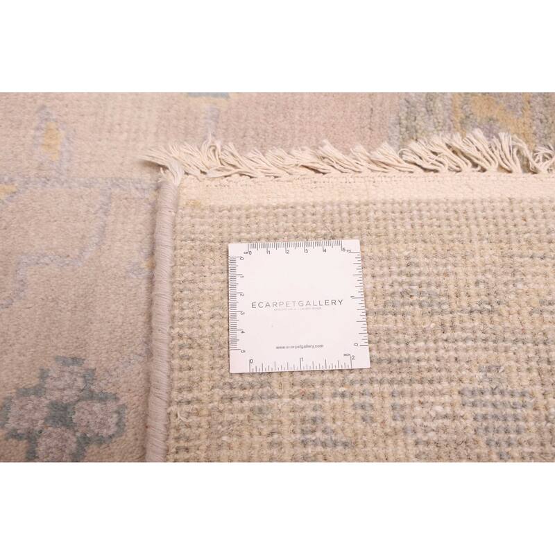 ECARPETGALLERY Hand-knotted Royal Oushak Taupe Wool Rug - 8'1 x 10'0