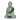 Exhart Solar Succulent Adorned Buddha, 10 by 14 Inches