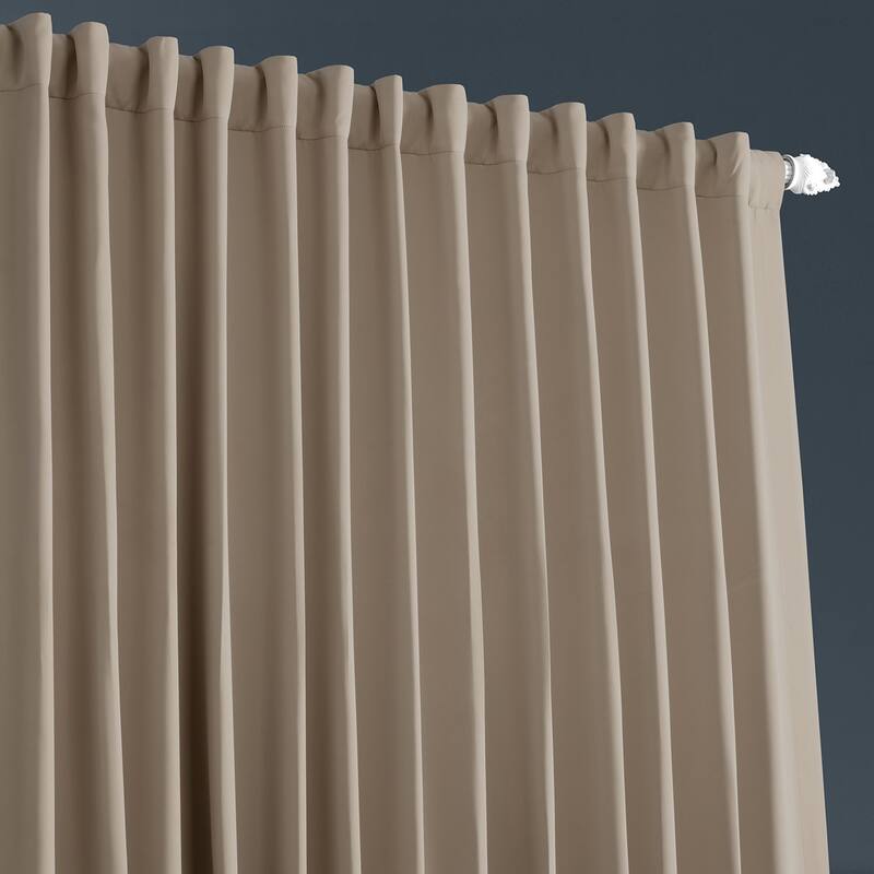 Exclusive Fabrics Extra Wide Room Darkening Curtain (1 Panel)