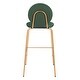 preview thumbnail 6 of 8, Odessa Barstool Green & Gold