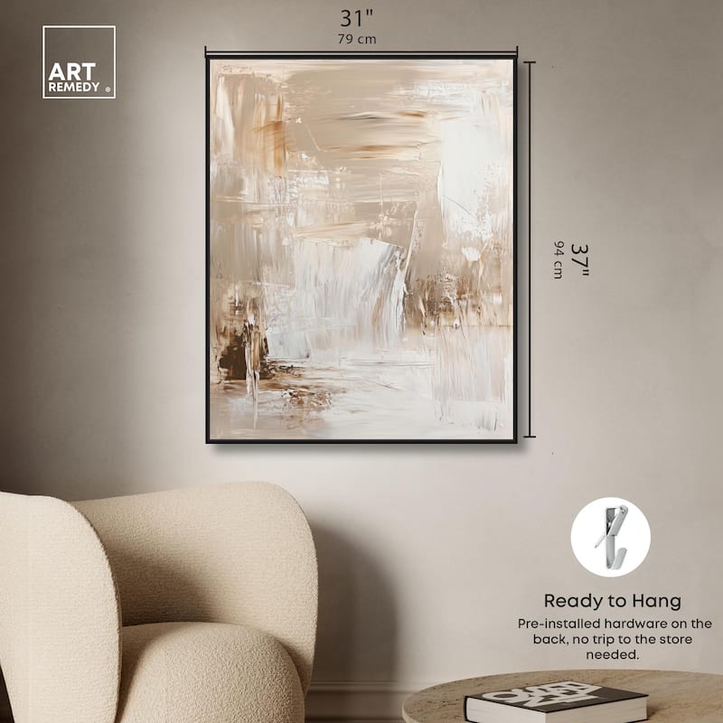 Latte Layers II Canvas by Art Remedy