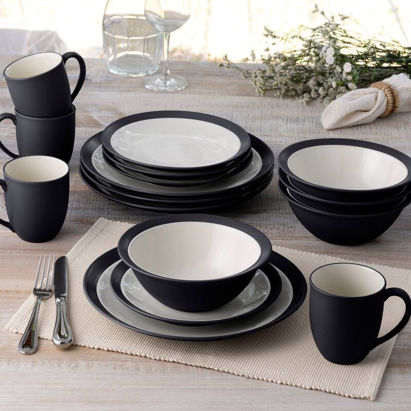Noritake Colorwave 16-Piece Curve Dinnerware Set, Service For 4