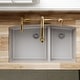 preview thumbnail 41 of 76, Karran Undermount Quartz Double Bowl Kitchen Sink