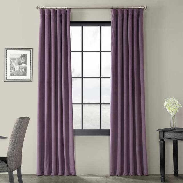 Exclusive Fabrics Signature Velvet Blackout Curtain (1 Panel)