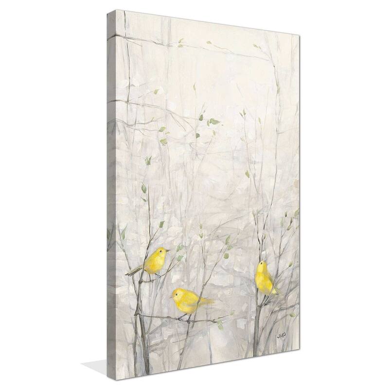 "Birds in Trees I" by Julia Purinton Print on Canvas