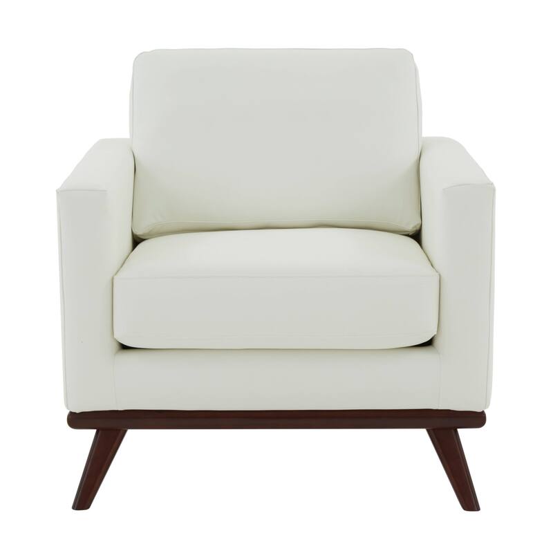Chester Modern One-Seater Sofa Leather Or Mesh Upholstery Accent Arm Chair for Living Room Bedroom Lounge - 33.46