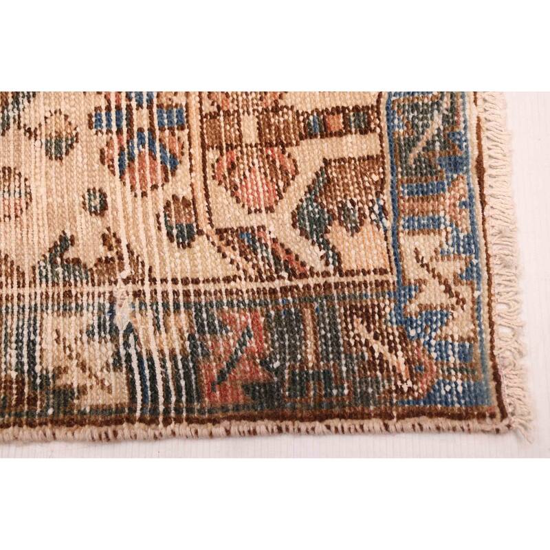 ECARPETGALLERY Hand-knotted Antalya Vintage Brown Wool Rug - 3'5 x 9'6