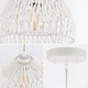 preview thumbnail 65 of 115, Jigu 1-Light Woven Rattan/Iron LED Pendant, by JONATHAN Y