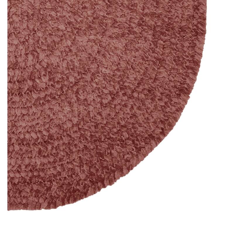Better Trends Chenille Tweed & Solid Braid 100% Polyester Stain Resistant, Double Sided Reversible Indoor Area Rug