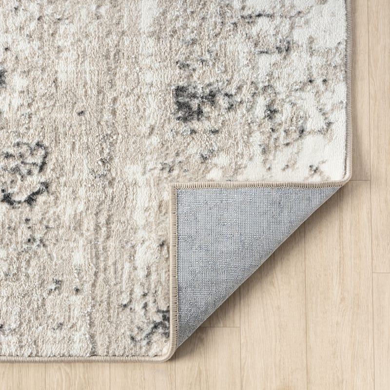 Ava Modern Abstract Performance Indoor Area Rug by Sevita