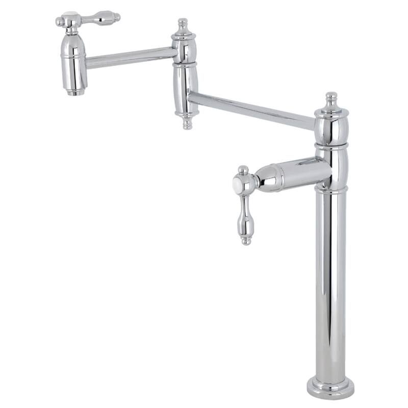 Kingston Brass KS370.TAL Tudor 3 GPM Single Hole Pot Filler with Lever