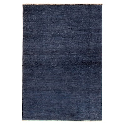 Pak Finest Gabbeh Navy Rug 3'1" x 4'7" - 3'1 x 4'7