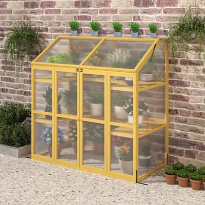 Wooden Greenhouse Polycarbonate Garden Shed for Plants