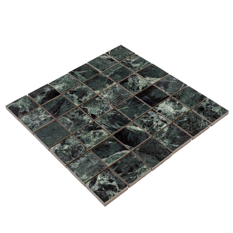 Regalia 12x12 in. Matte Gres Porcelain Uniform Square Mosaic Wall and Floor Tile (5.82 sq ft/case, 6-Pack)