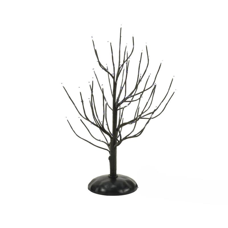 Department 56 Village Halloween LED Fiber Optic Twinkle Branch Tree - Black - 6014718