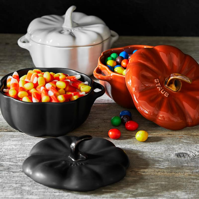 STAUB Ceramic 16-oz Petite Pumpkin Cocotte